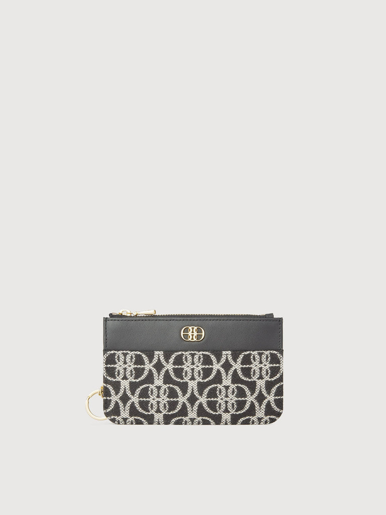 Nadia Monogram Coin Pouch with Keyfinder - BONIA