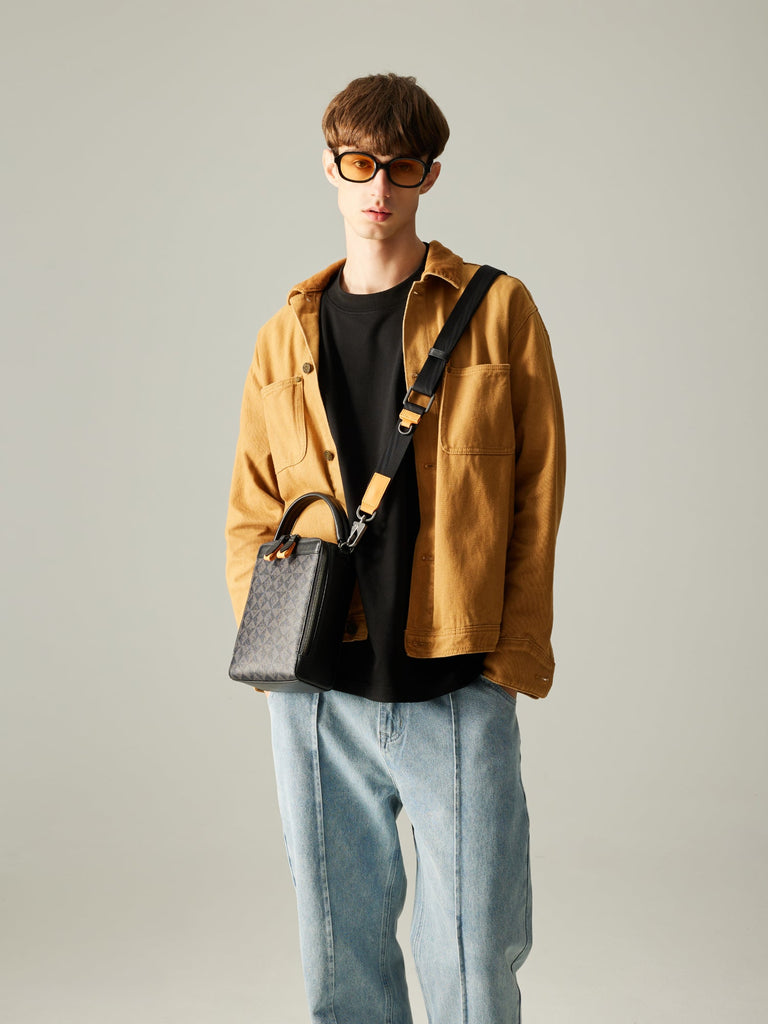 Alvaro Monogram Messenger Bag - BONIA