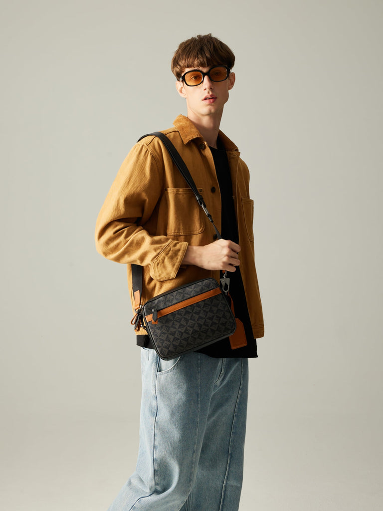 Alvaro Monogram Small Crossbody Bag - BONIA