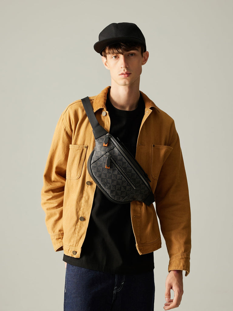 Alvaro Monogram Small Waist Pouch - BONIA