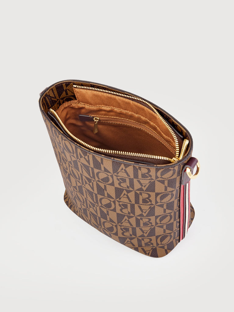 Aurelia Monogram Satchel Bag - BONIA