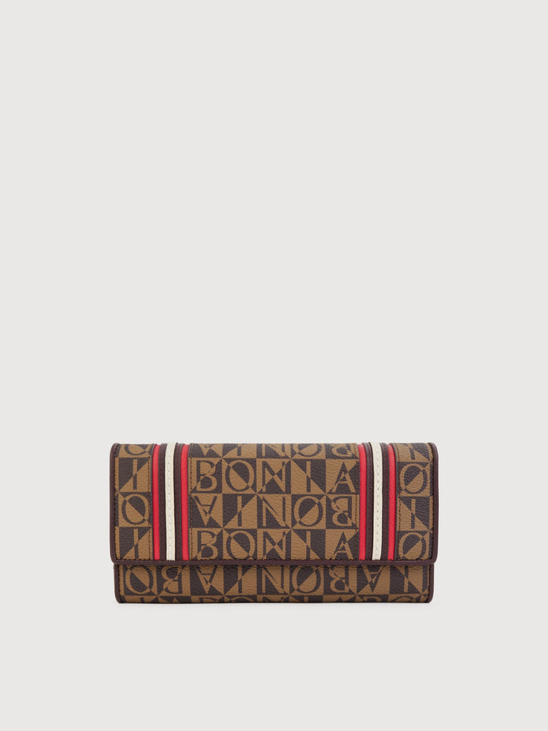 Aurelia Monogram Trifold Wallet - BONIA