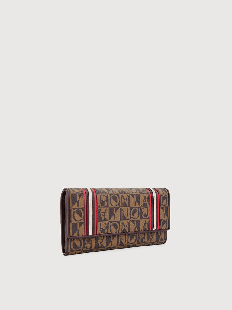 Aurelia Monogram Trifold Wallet - BONIA