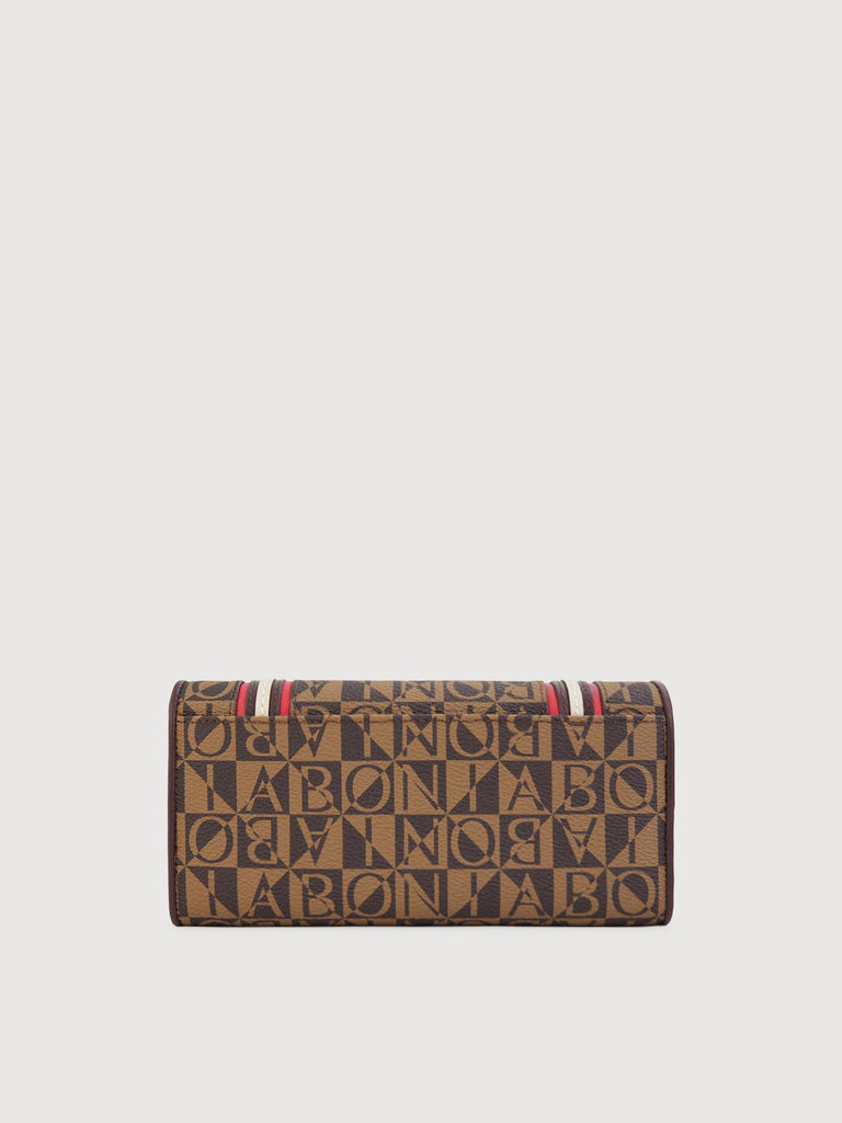 Aurelia Monogram Trifold Wallet - BONIA