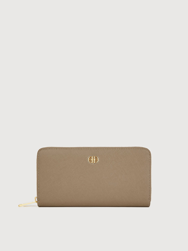 Blanche Zipper Long Wallet - BONIA