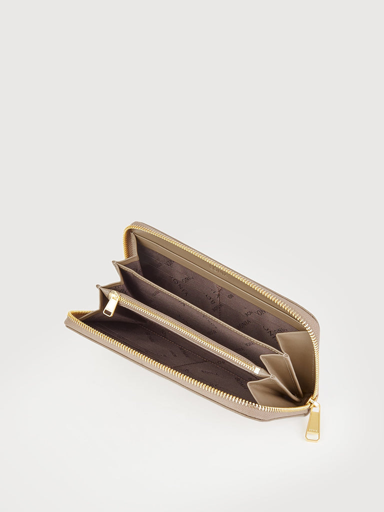 Blanche Zipper Long Wallet - BONIA