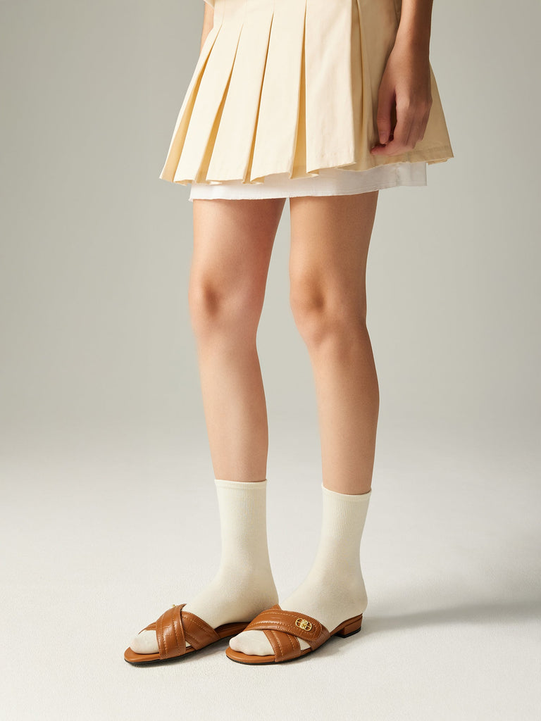 Diletta Flat Sandals - BONIA