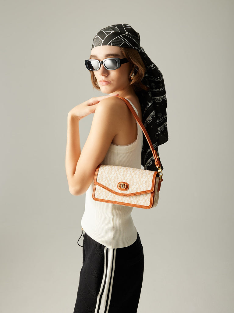 La Luna Monogram Crossbody Bag - BONIA