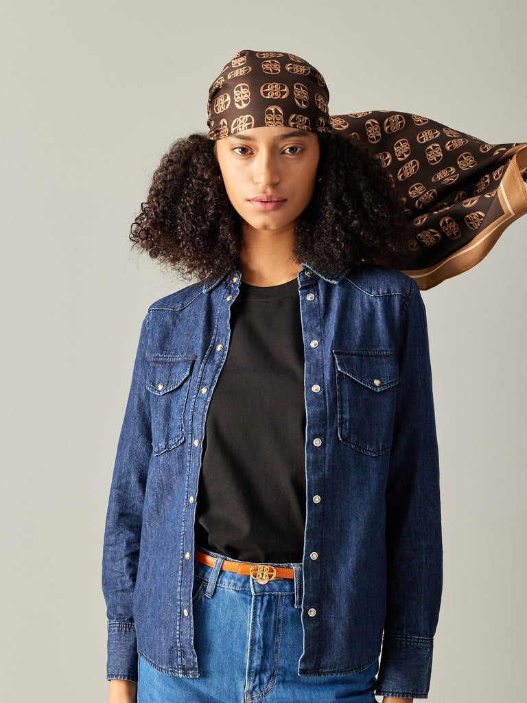 La Luna Monogram Scarf - BONIA