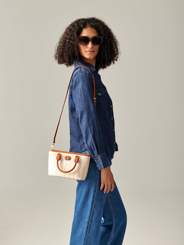 La Luna Monogram Tote Bag - BONIA