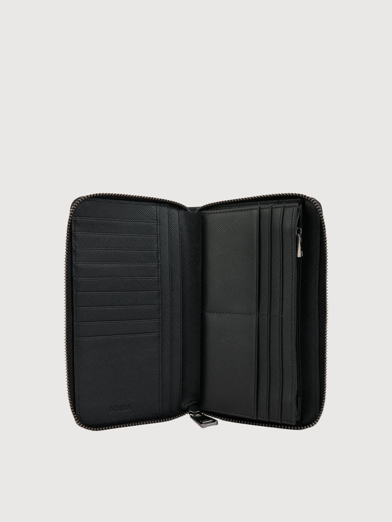 Matteo Bifold Zipper Long Wallet - BONIA