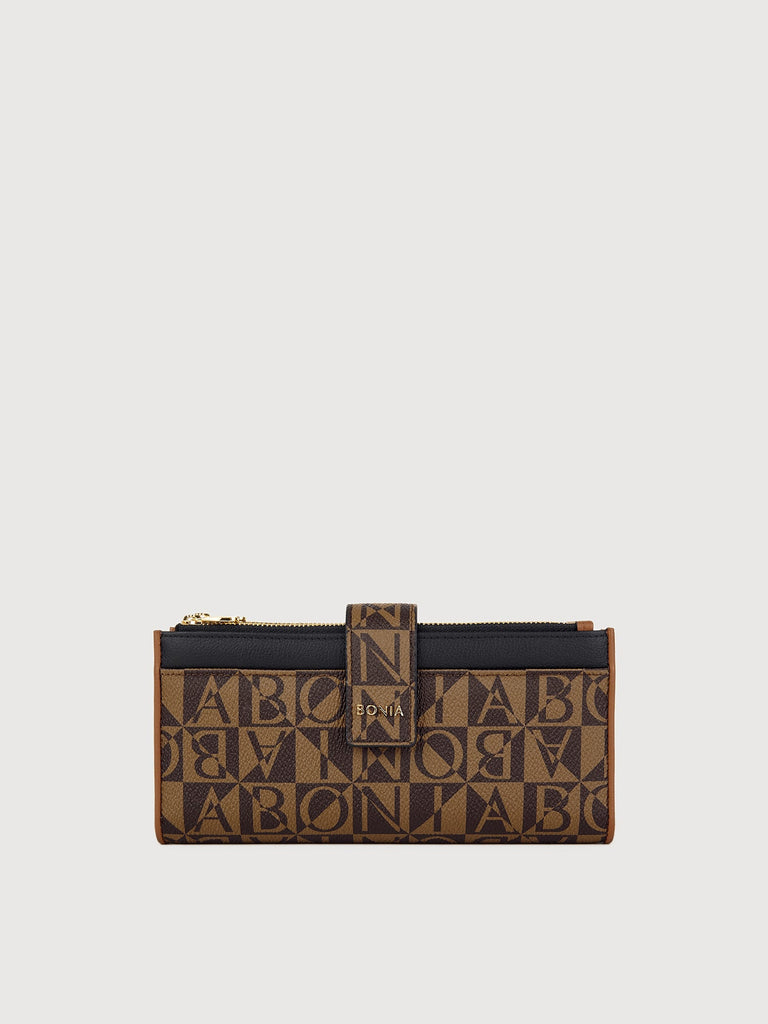 Milagros Monogram Trifold Long Wallet - BONIA