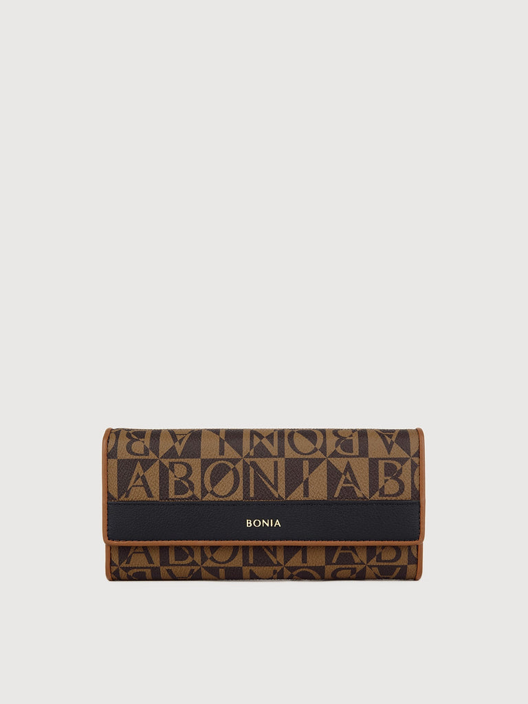 Milagros Monogram Trifold Long Wallet - BONIA