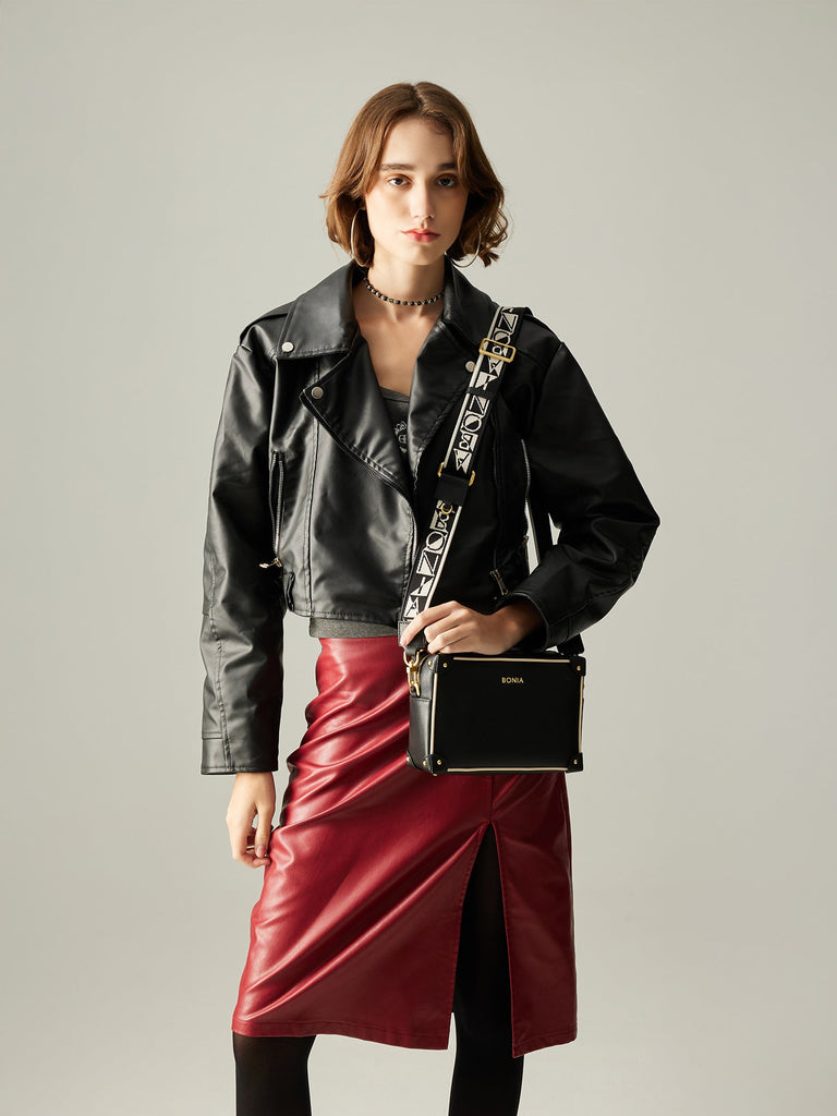 Monochrome Small Crossbody Bag - BONIA