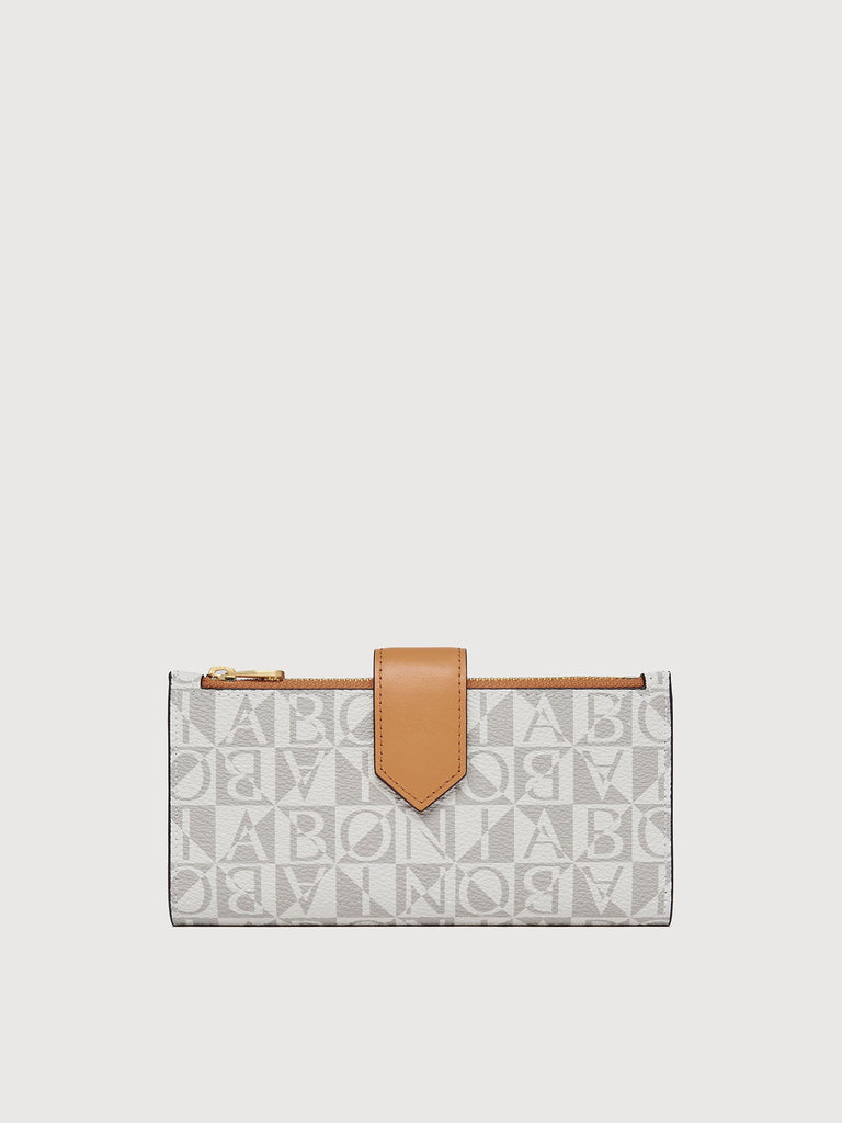 Monogram Bifold Long Wallet - BONIA