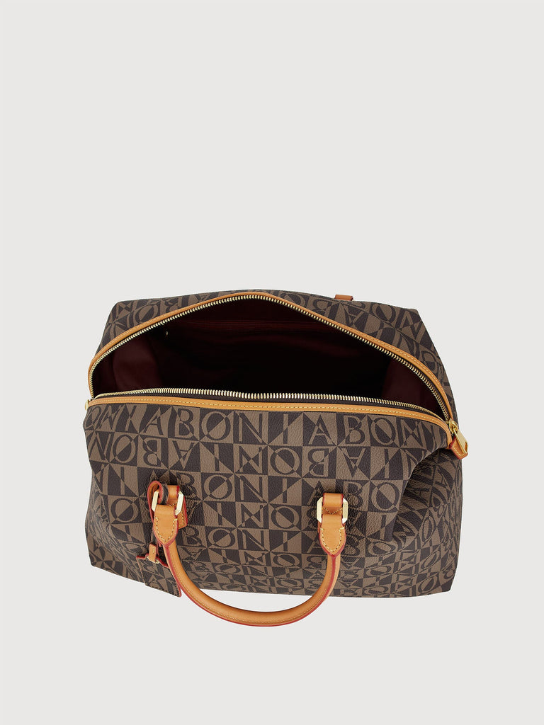 Monogram Large Satchel Bag - BONIA