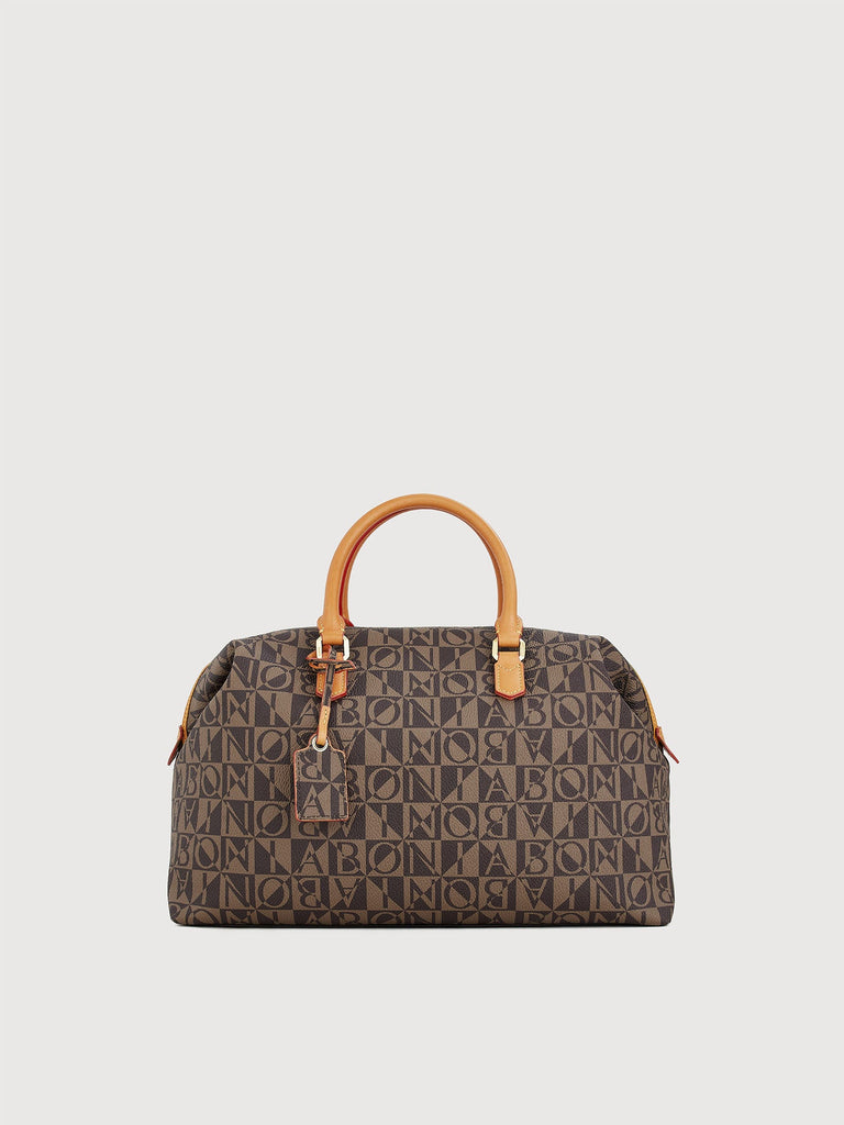 Monogram Large Satchel Bag - BONIA