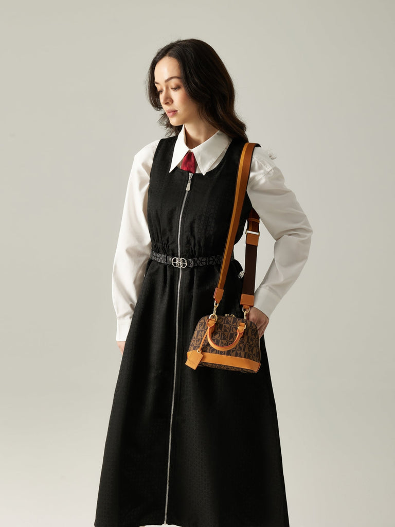 Monogram Mini Satchel Bag - BONIA