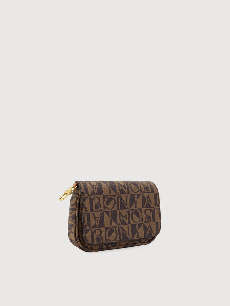 Monogram Small Crossbody Bag with Pouch - BONIA