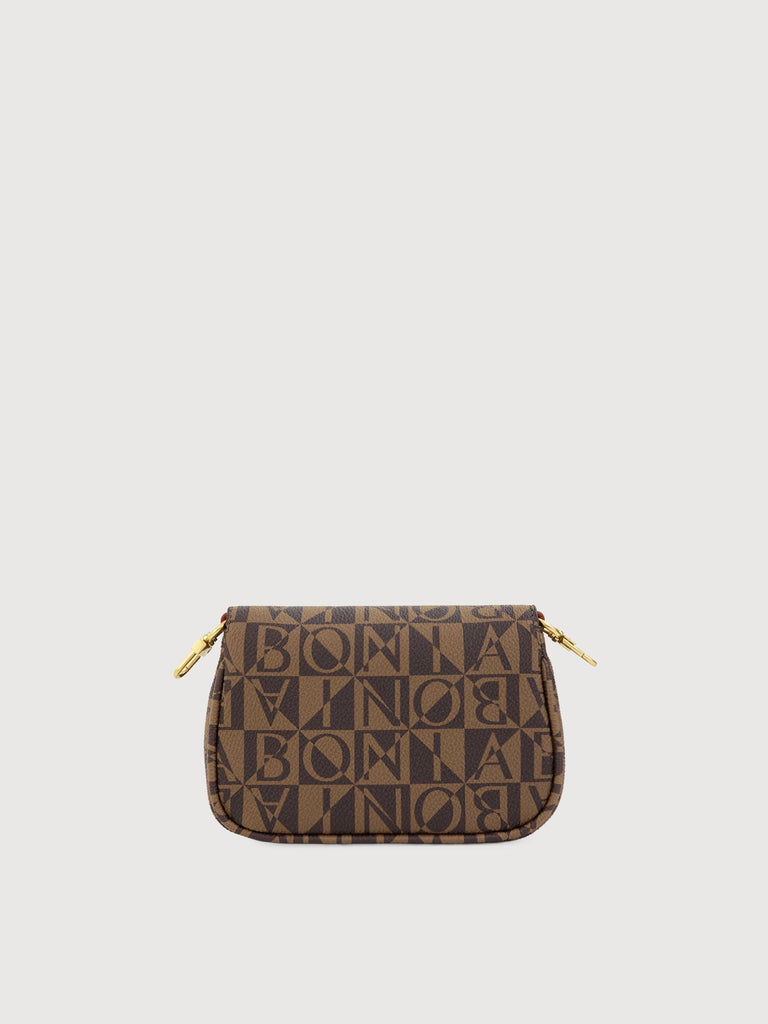 Monogram Small Crossbody Bag with Pouch - BONIA