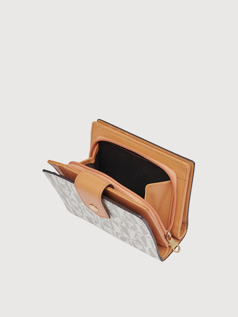 Monogram Trifold Short Wallet - BONIA