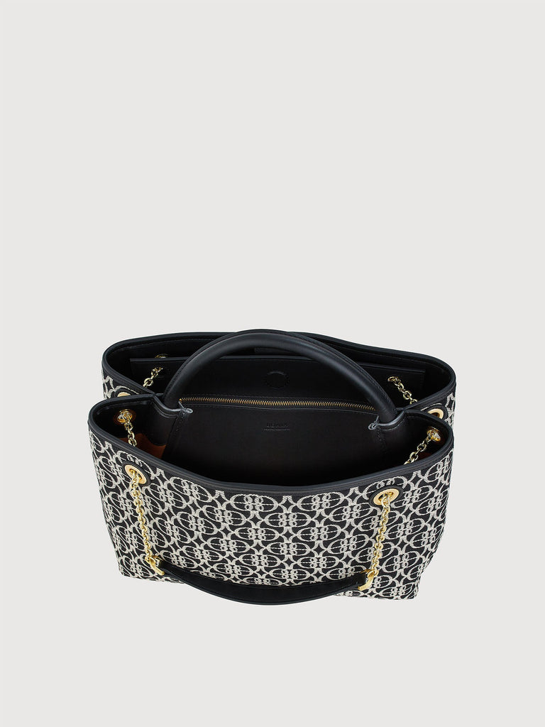 Nadia Monogram Satchel Bag - BONIA