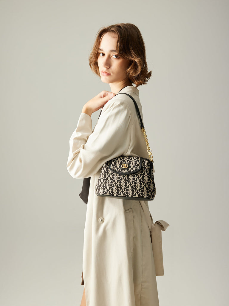 Nadia Monogram Shoulder Bag - BONIA
