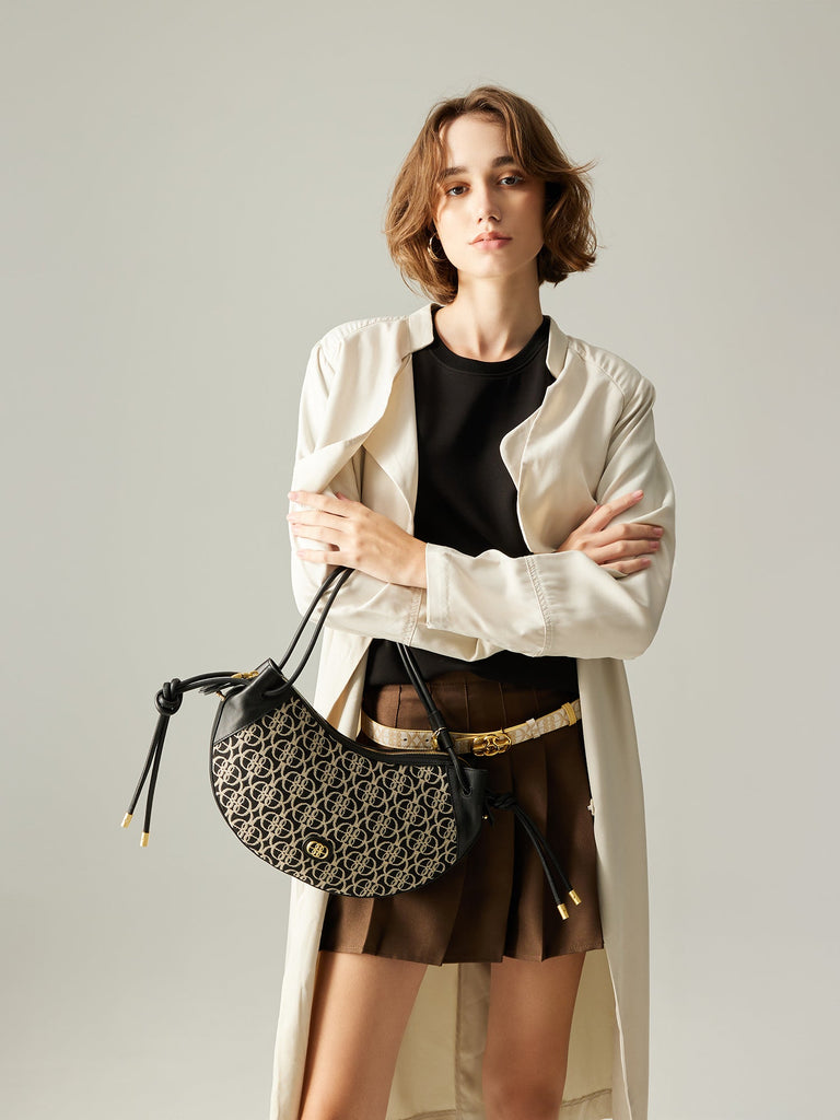Nadia Monogram Shoulder Bag - BONIA