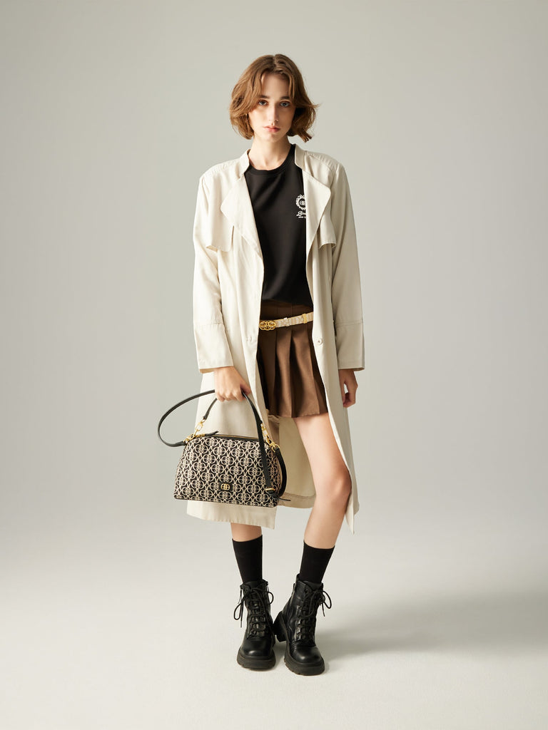 Nadia Monogram Shoulder Bag - BONIA