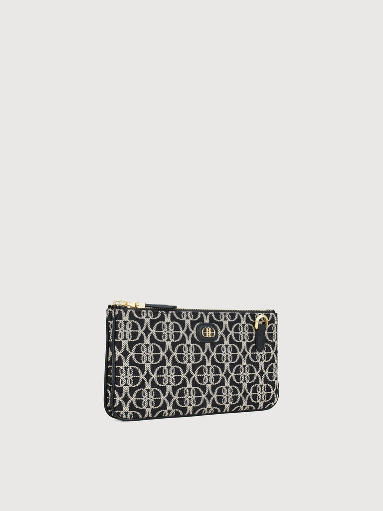 Nadia Monogram Strap On Wallet - BONIA