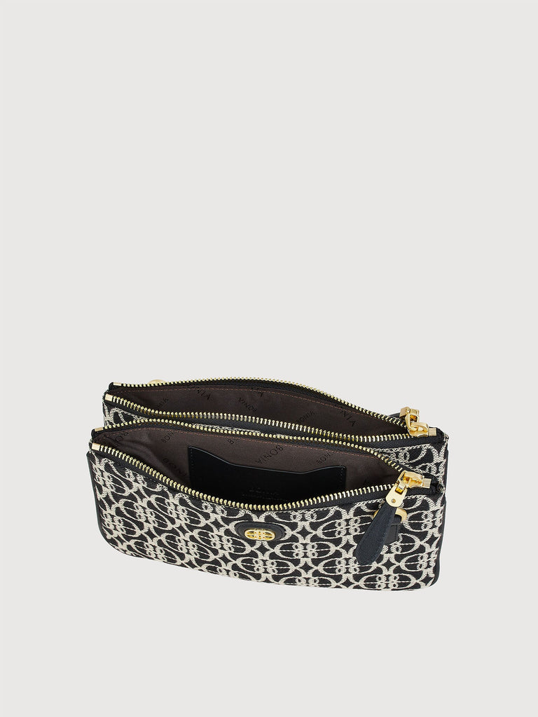 Nadia Monogram Strap On Wallet - BONIA
