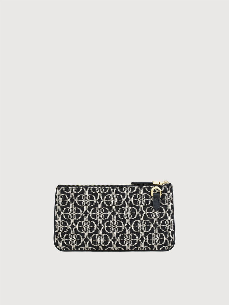 Nadia Monogram Strap On Wallet - BONIA