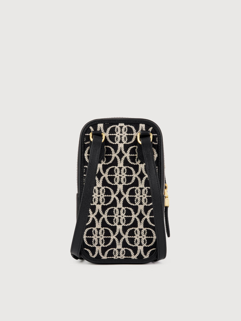 Nadia Monogram Wallet On Strap - BONIA