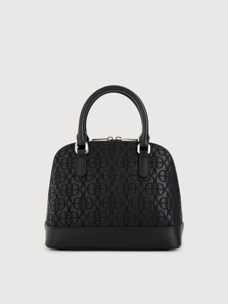 Alessia Monogram Satchel Bag - BONIA