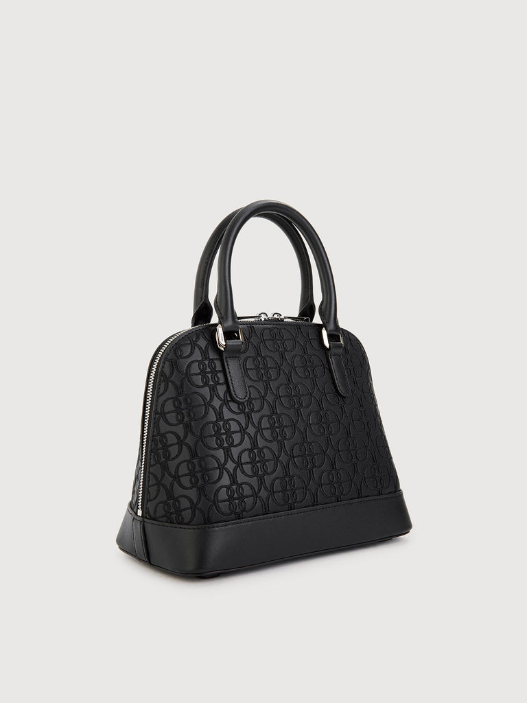 Alessia Monogram Satchel Bag - BONIA