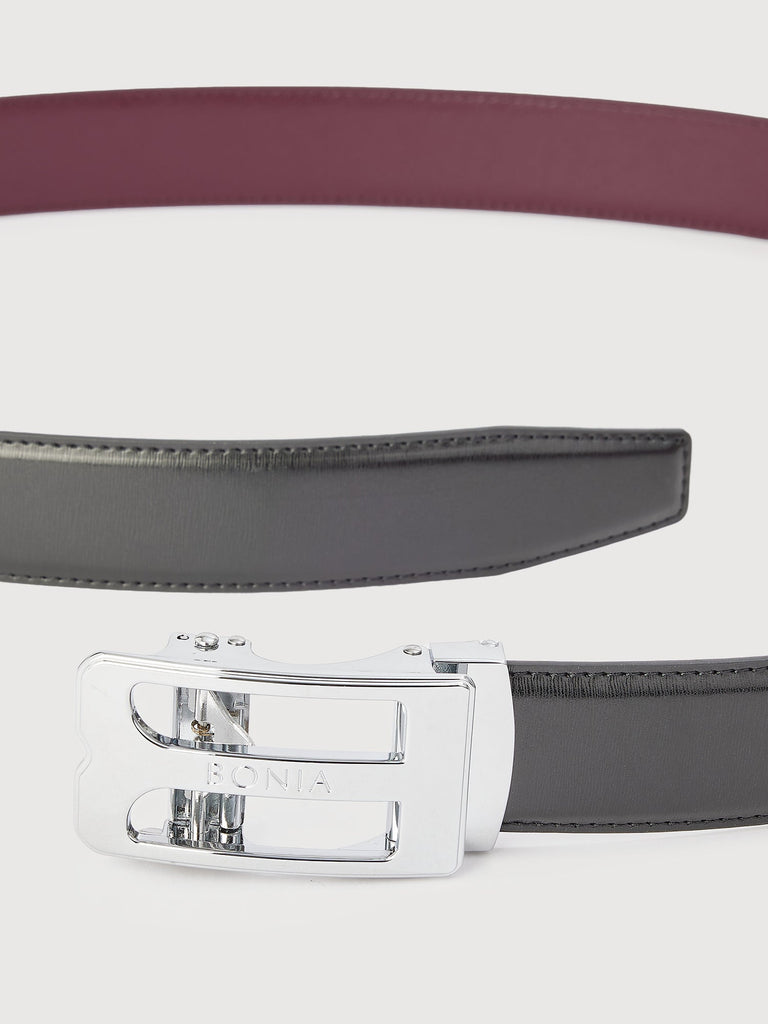 Beno Non-Reversible Leather Belt with Nickel Autolock Buckle - BONIA