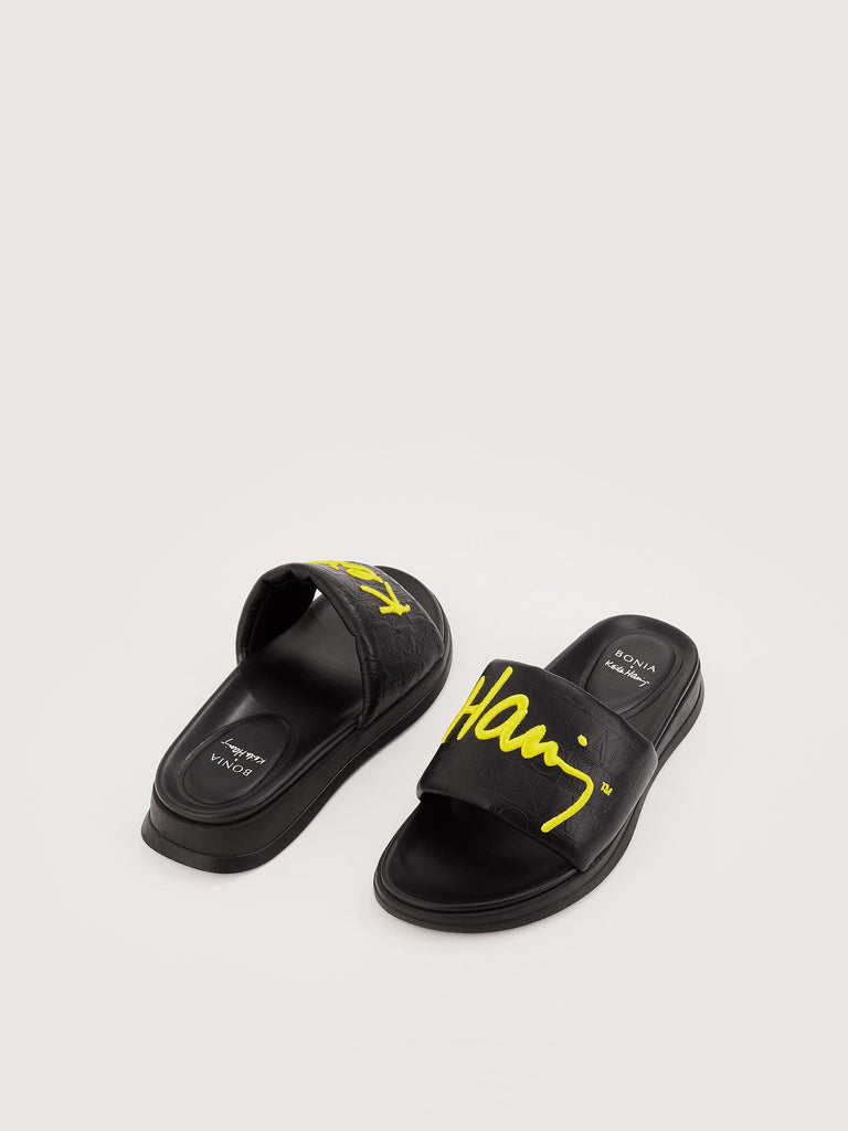 BONIA x Keith Haring Slide Sandals - BONIA