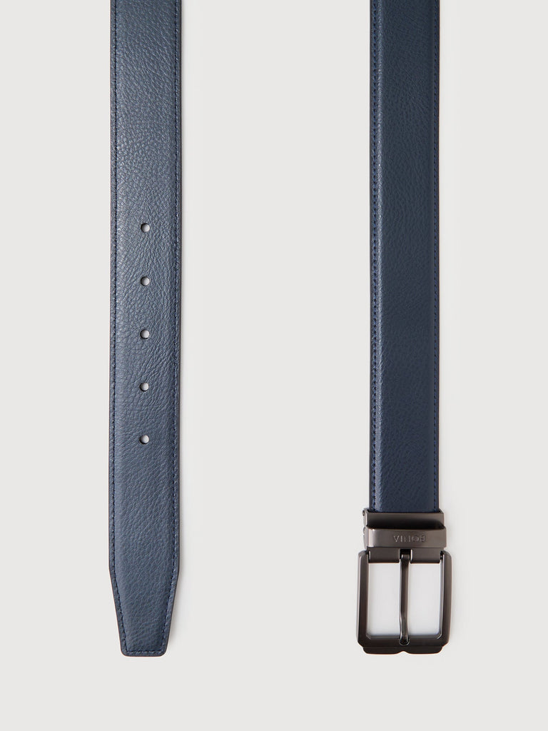 Colt Non-Reversible Leather Belt with Black Buckle - BONIA
