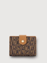 Monogram Short Fold Wallet - BONIA